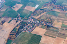 Vue aérienne de Quartier Kleinsteinfeld in Niederotterbach dans le département Rhénanie-Palatinat, Allemagne
