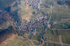 Vue aérienne de Quartier Gleishorbach in Gleiszellen-Gleishorbach dans le département Rhénanie-Palatinat, Allemagne