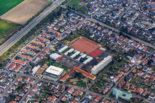 Vue aérienne de N à Speyer dans le département Rhénanie-Palatinat, Allemagne