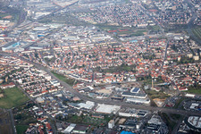 Vue aérienne de Quartier Käfertal in Mannheim dans le département Bade-Wurtemberg, Allemagne