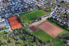 Zwingenberg dans le département Hesse, Allemagne hors des airs