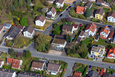 Vue aérienne de Alsbach-Hänlein, zone industrielle de Sandwiese à Alsbach-Hähnlein dans le département Hesse, Allemagne