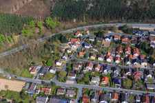 Photographie aérienne de Alsbach-Hänlein, zone industrielle de Sandwiese à Alsbach-Hähnlein dans le département Hesse, Allemagne