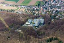 Photographie aérienne de Lufthansa Seeheim GmbH à Seeheim-Jugenheim dans le département Hesse, Allemagne