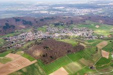 Vue aérienne de Quartier Nieder-Beerbach in Mühltal dans le département Hesse, Allemagne