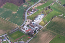 Vue aérienne de REA Électronique à le quartier Waschenbach in Mühltal dans le département Hesse, Allemagne