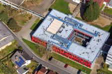 Vue aérienne de École Landrat-Gruber à Dieburg dans le département Hesse, Allemagne