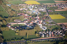 Enregistrement par drone de Quartier Queichheim in Landau in der Pfalz dans le département Rhénanie-Palatinat, Allemagne