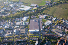 Vue aérienne de Zone industrielle du Nord à Landau in der Pfalz dans le département Rhénanie-Palatinat, Allemagne