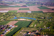Photographie aérienne de Domaine du golf Golfpark Biblis-Wattenheim *****GOLF absolu à Wattenheim à le quartier Nordheim in Biblis dans le département Hesse, Allemagne