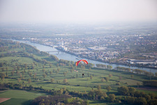 Vue oblique de Worms dans le département Rhénanie-Palatinat, Allemagne