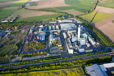 Vue aérienne de Zone industrielle et commerciale PAS DE LUI à Biebesheim am Rhein dans le département Hesse, Allemagne