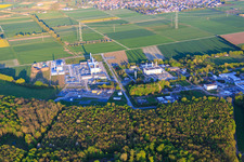 Vue aérienne de Réseau ouvert Europe à Alsbach-Hähnlein dans le département Hesse, Allemagne