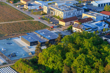 Vue d'oiseau de Autohaus Alsbach Bayram GmbH - Alsbach-Hähnlein à le quartier Sandwiese in Alsbach-Hähnlein dans le département Hesse, Allemagne