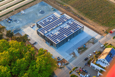 Autohaus Alsbach Bayram GmbH - Alsbach-Hähnlein à le quartier Sandwiese in Alsbach-Hähnlein dans le département Hesse, Allemagne vue du ciel