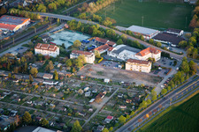 Image drone de Quartier Auerbach in Bensheim dans le département Hesse, Allemagne