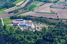 Photographie aérienne de Aménagement paysager et jardin du Palatinum à Hagenbach dans le département Rhénanie-Palatinat, Allemagne