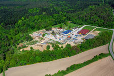Vue oblique de Palatinum aménagement paysager et conception de jardins à Hagenbach dans le département Rhénanie-Palatinat, Allemagne