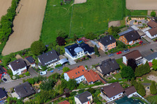 Bague Konrad Adenauer à Hagenbach dans le département Rhénanie-Palatinat, Allemagne d'en haut