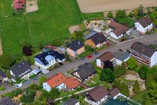 Bague Konrad Adenauer à Hagenbach dans le département Rhénanie-Palatinat, Allemagne vue du ciel