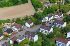 Enregistrement par drone de Bague Konrad Adenauer à Hagenbach dans le département Rhénanie-Palatinat, Allemagne