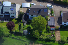Bague Konrad Adenauer à Hagenbach dans le département Rhénanie-Palatinat, Allemagne d'un drone