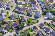 Vue aérienne de Lärchenstr à Hagenbach dans le département Rhénanie-Palatinat, Allemagne