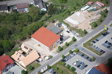 Photographie aérienne de Mühläcker à le quartier Neulauterburg in Berg dans le département Rhénanie-Palatinat, Allemagne