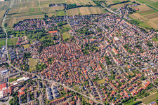 Photographie aérienne de Aperçu des villes du nord à Freinsheim dans le département Rhénanie-Palatinat, Allemagne