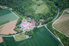 Quartier Untereisenheim in Eisenheim dans le département Bavière, Allemagne d'en haut