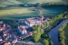 Vue aérienne de Quartier Heidenfeld in Röthlein dans le département Bavière, Allemagne