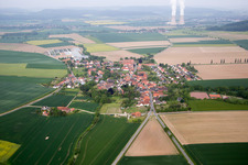 Vue aérienne de Quartier Börry in Emmerthal dans le département Basse-Saxe, Allemagne