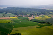 Vue aérienne de Quartier Voremberg in Emmerthal dans le département Basse-Saxe, Allemagne
