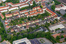 Vue aérienne de Stüvestr à Hameln dans le département Basse-Saxe, Allemagne