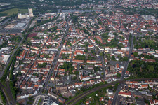 Vue aérienne de Itinéraire de la Kaiserstraße et de la Königstraße à Hameln dans le département Basse-Saxe, Allemagne