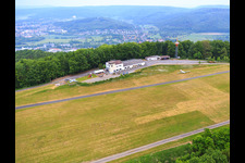 Photographie aérienne de Aéroport Bad Pyrmont (EDVW) à le quartier Kleinenberg in Bad Pyrmont dans le département Basse-Saxe, Allemagne