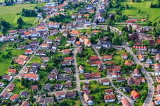 Vue aérienne de Rue Johann-Peter-Hebel à Dobel dans le département Bade-Wurtemberg, Allemagne