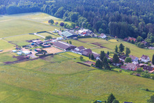 Vue aérienne de Haras Dobel à Dobel dans le département Bade-Wurtemberg, Allemagne