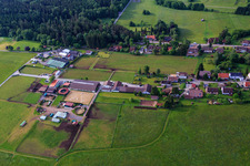 Haras Dobel à Dobel dans le département Bade-Wurtemberg, Allemagne hors des airs
