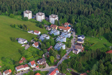 Vue aérienne de Brenntenald à Dobel dans le département Bade-Wurtemberg, Allemagne