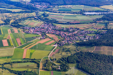 Vue aérienne de Quartier Ölbronn in Ölbronn-Dürrn dans le département Bade-Wurtemberg, Allemagne
