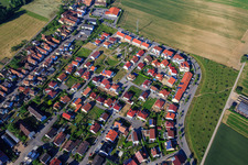 Sur la haute piste à Kandel dans le département Rhénanie-Palatinat, Allemagne d'en haut