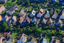 Vue aérienne de Waldstr à Kandel dans le département Rhénanie-Palatinat, Allemagne