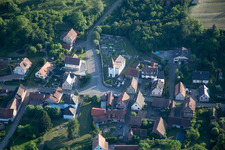 Mitschdorf dans le département Bas Rhin, France hors des airs