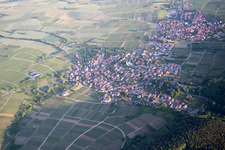 Photographie aérienne de Quartier Rechtenbach in Schweigen-Rechtenbach dans le département Rhénanie-Palatinat, Allemagne