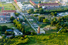 Vue aérienne de Terrain d'exposition pour le Salon horticole national 2015 à Landau in der Pfalz dans le département Rhénanie-Palatinat, Allemagne
