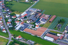 Vue aérienne de Südpfalzwerkstatt à but non lucratif GmbH à Herxheim bei Landau dans le département Rhénanie-Palatinat, Allemagne