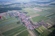 Vue aérienne de Quartier Hayna in Herxheim bei Landau dans le département Rhénanie-Palatinat, Allemagne