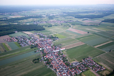 Vue aérienne de Quartier Hayna in Herxheim bei Landau dans le département Rhénanie-Palatinat, Allemagne
