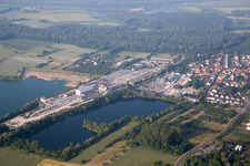 Photographie aérienne de Quartier Rheinsheim in Philippsburg dans le département Bade-Wurtemberg, Allemagne